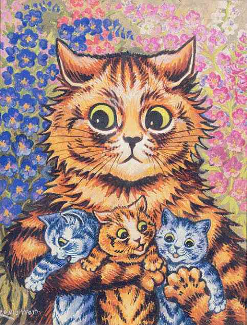 芸術作品の中の猫
