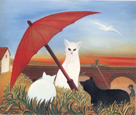 芸術作品の中の猫