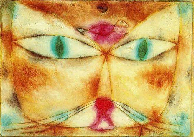 芸術作品の中の猫