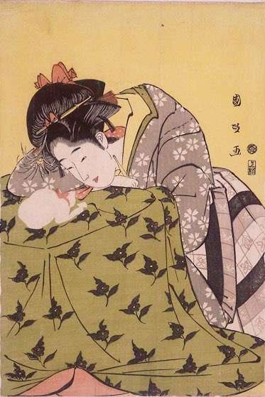 芸術作品の中の猫
