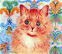 芸術作品の中の猫