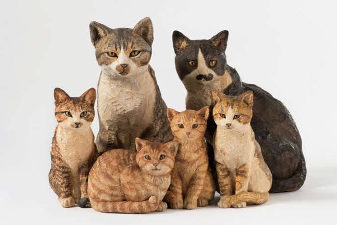 芸術作品の中の猫