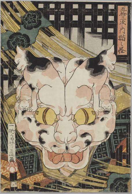 芸術作品の中の猫