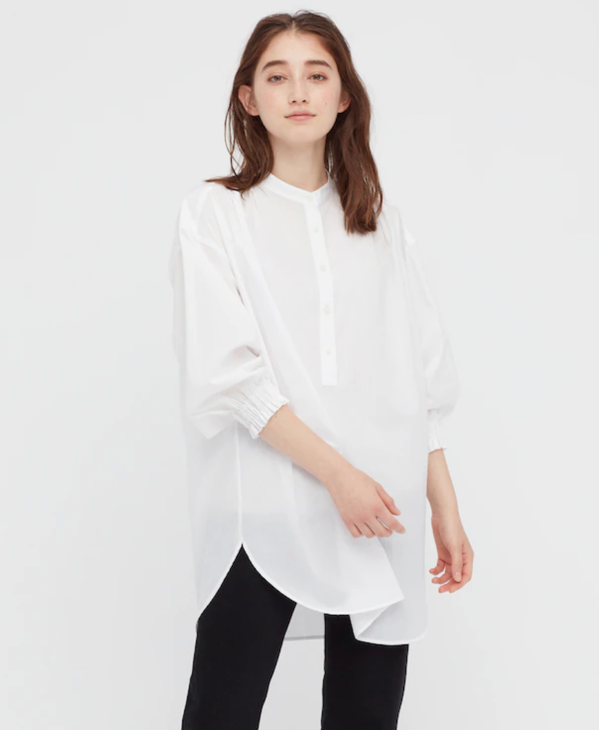 骨格ストレートの夏服