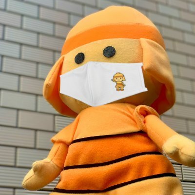 町で見かけたマスクをしたキャラクター達が見たい