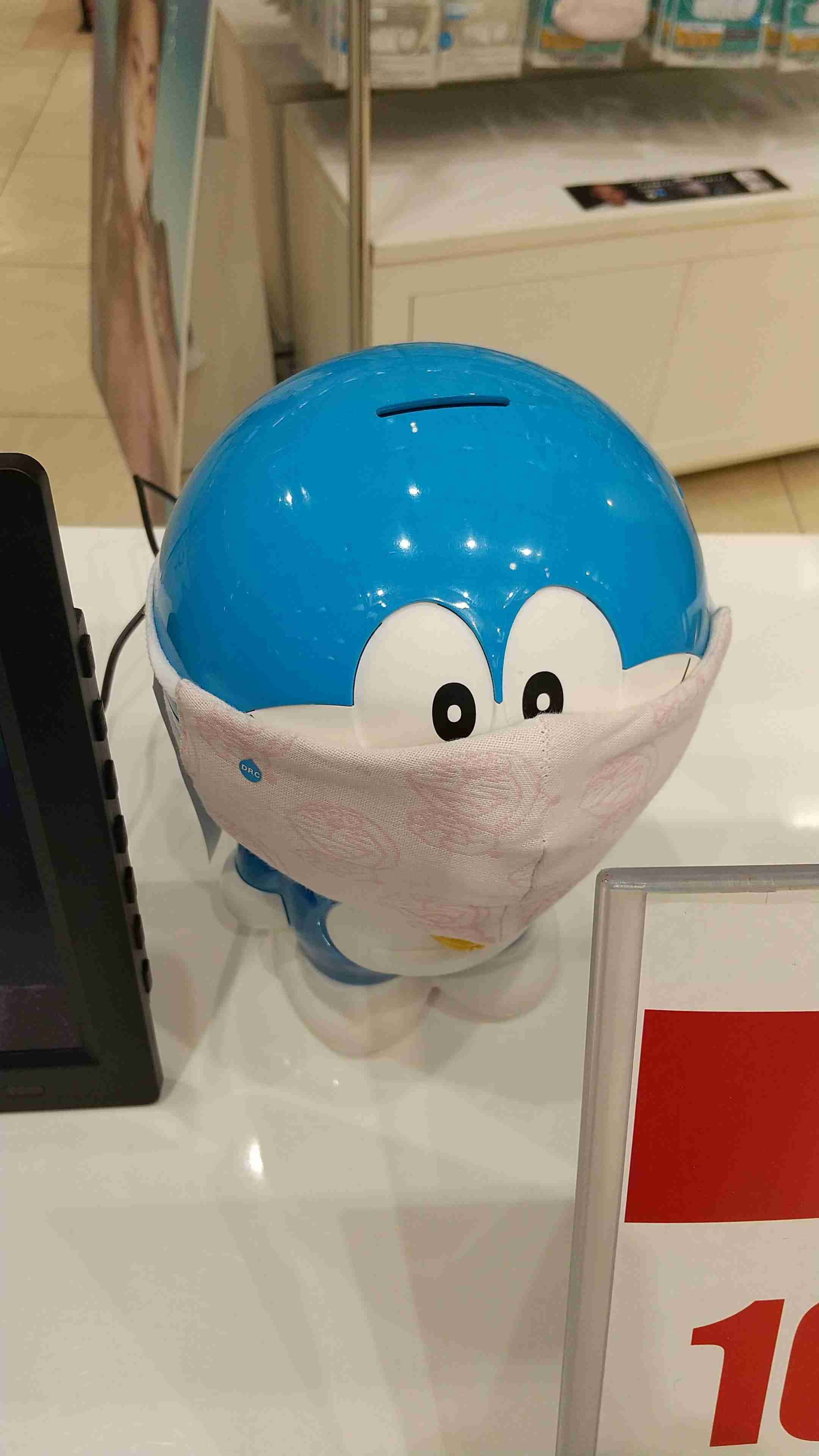 町で見かけたマスクをしたキャラクター達が見たい