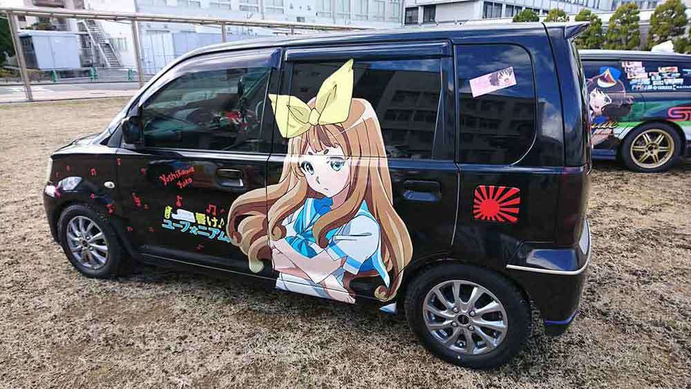痛車を貼っていくトピ