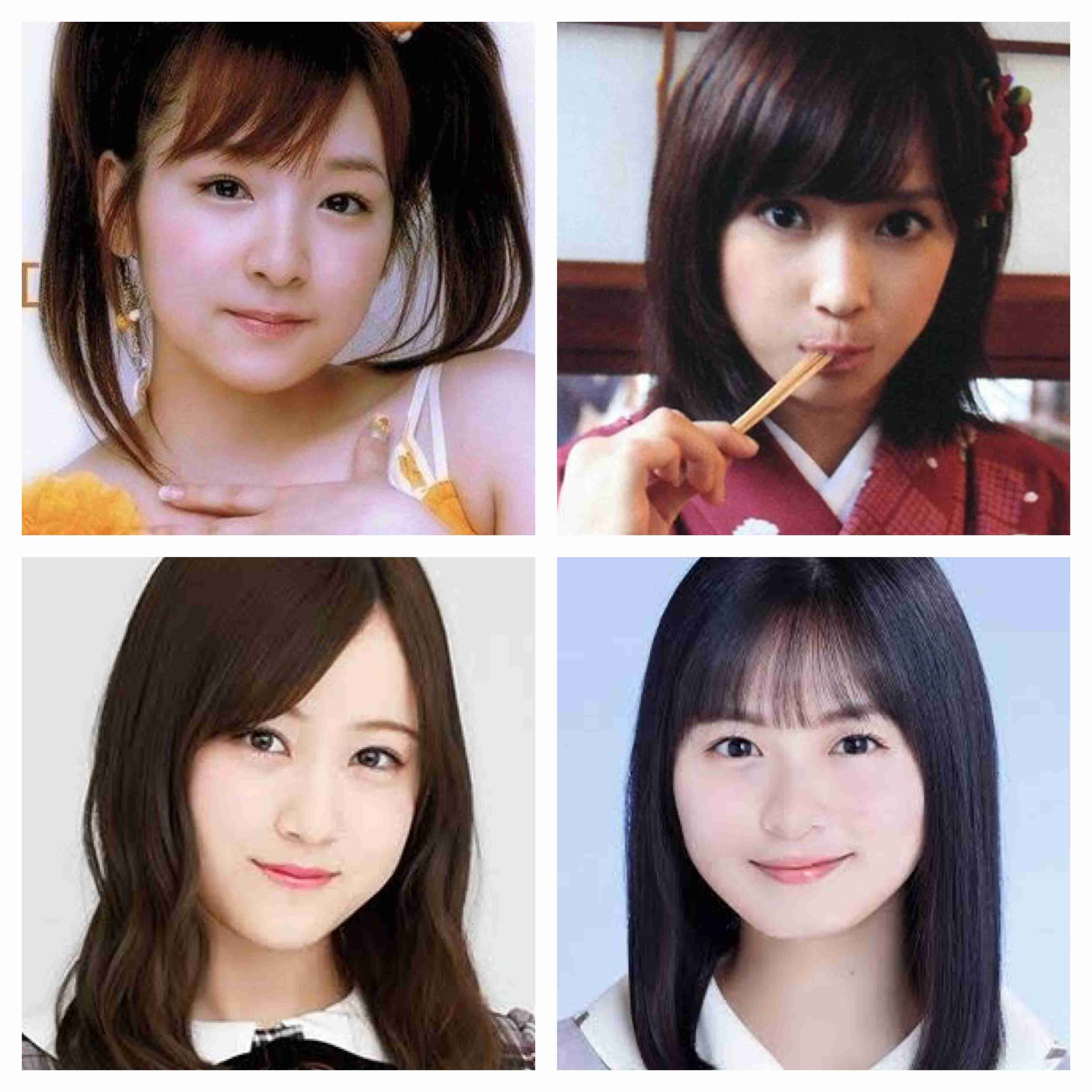 好きな顔4人集めてみた！【女性編】part5