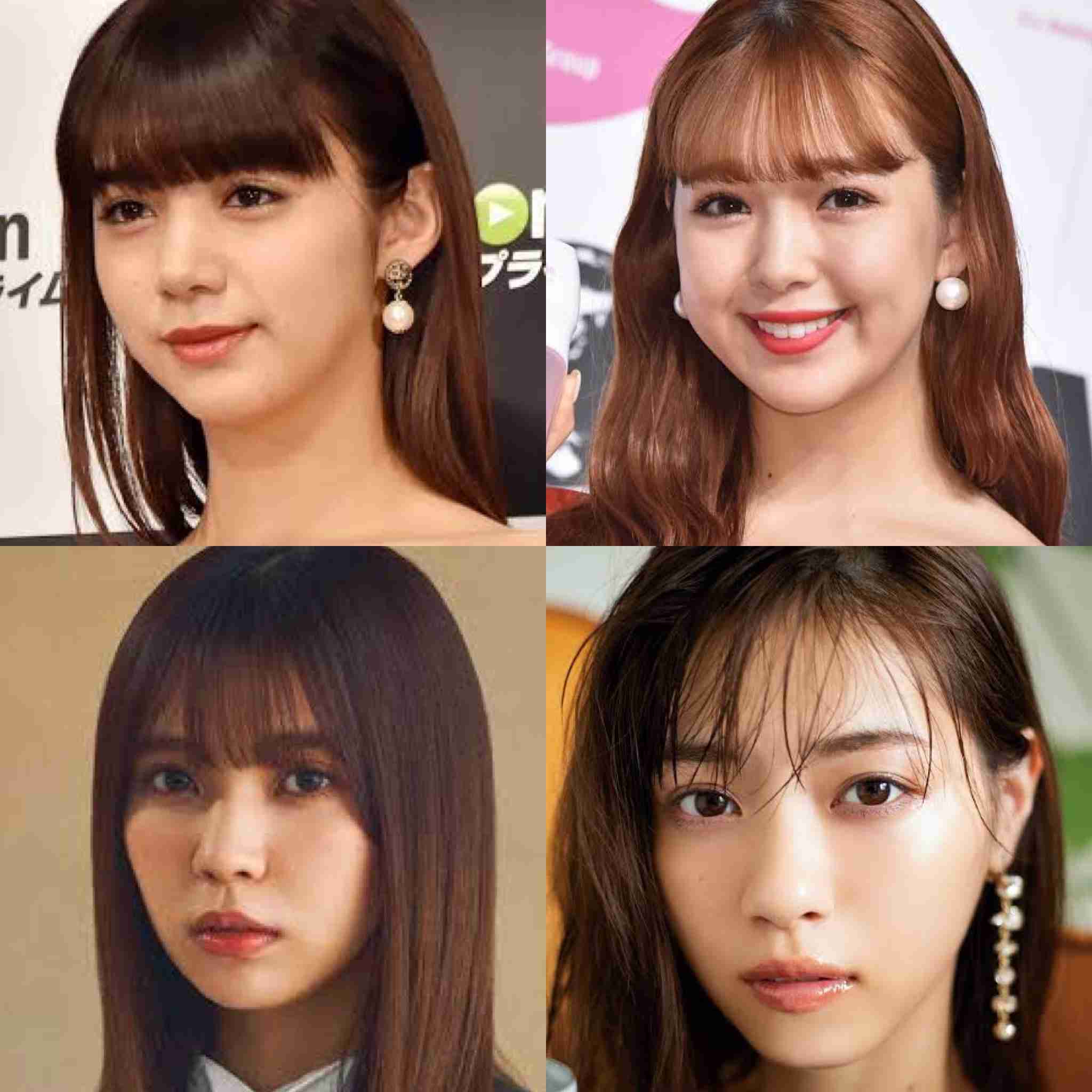 好きな顔4人集めてみた！【女性編】part5
