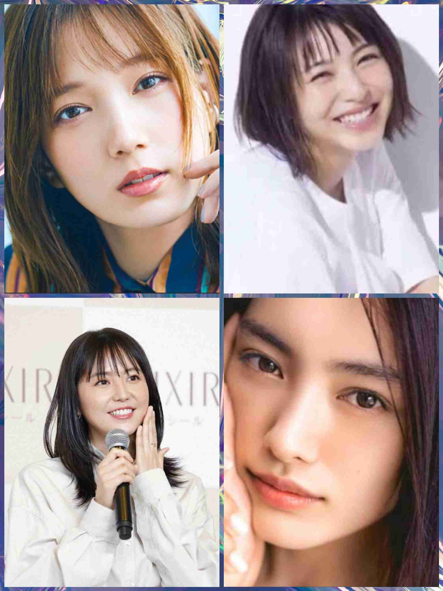 好きな顔4人集めてみた！【女性編】part5