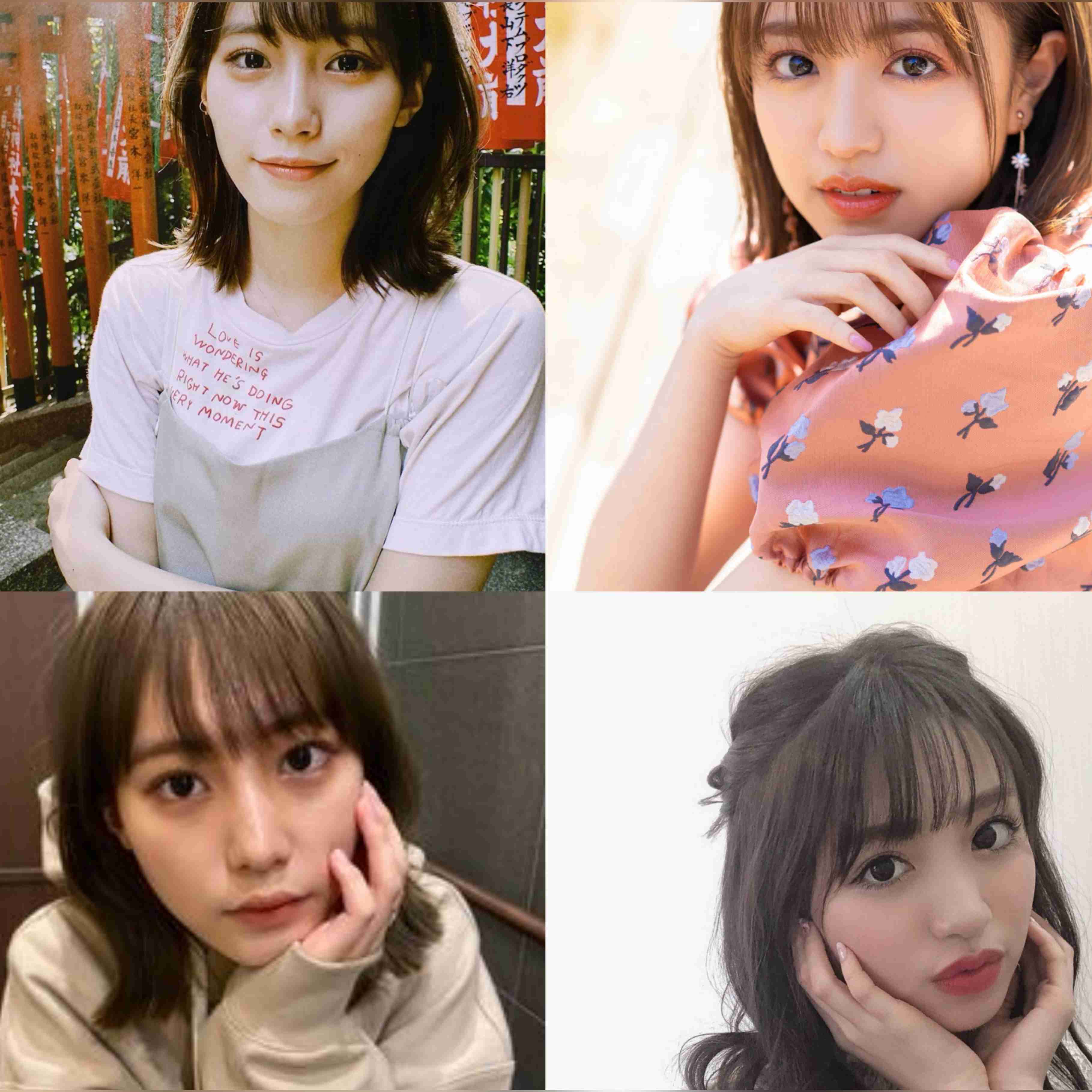 好きな顔4人集めてみた！【女性編】part5