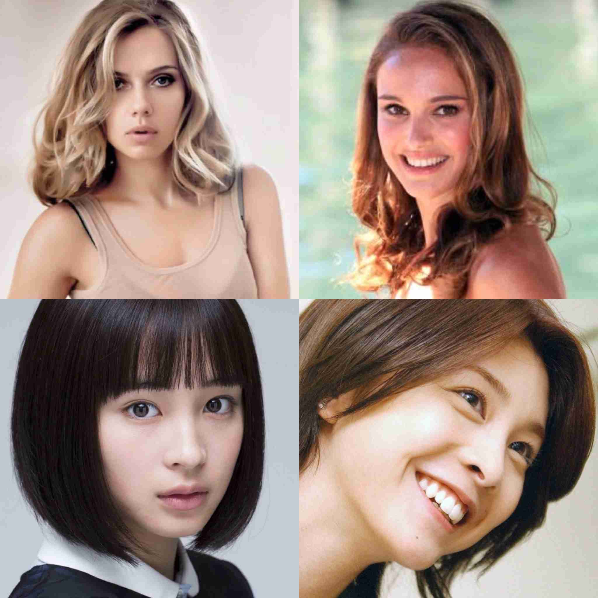 好きな顔4人集めてみた！【女性編】part5