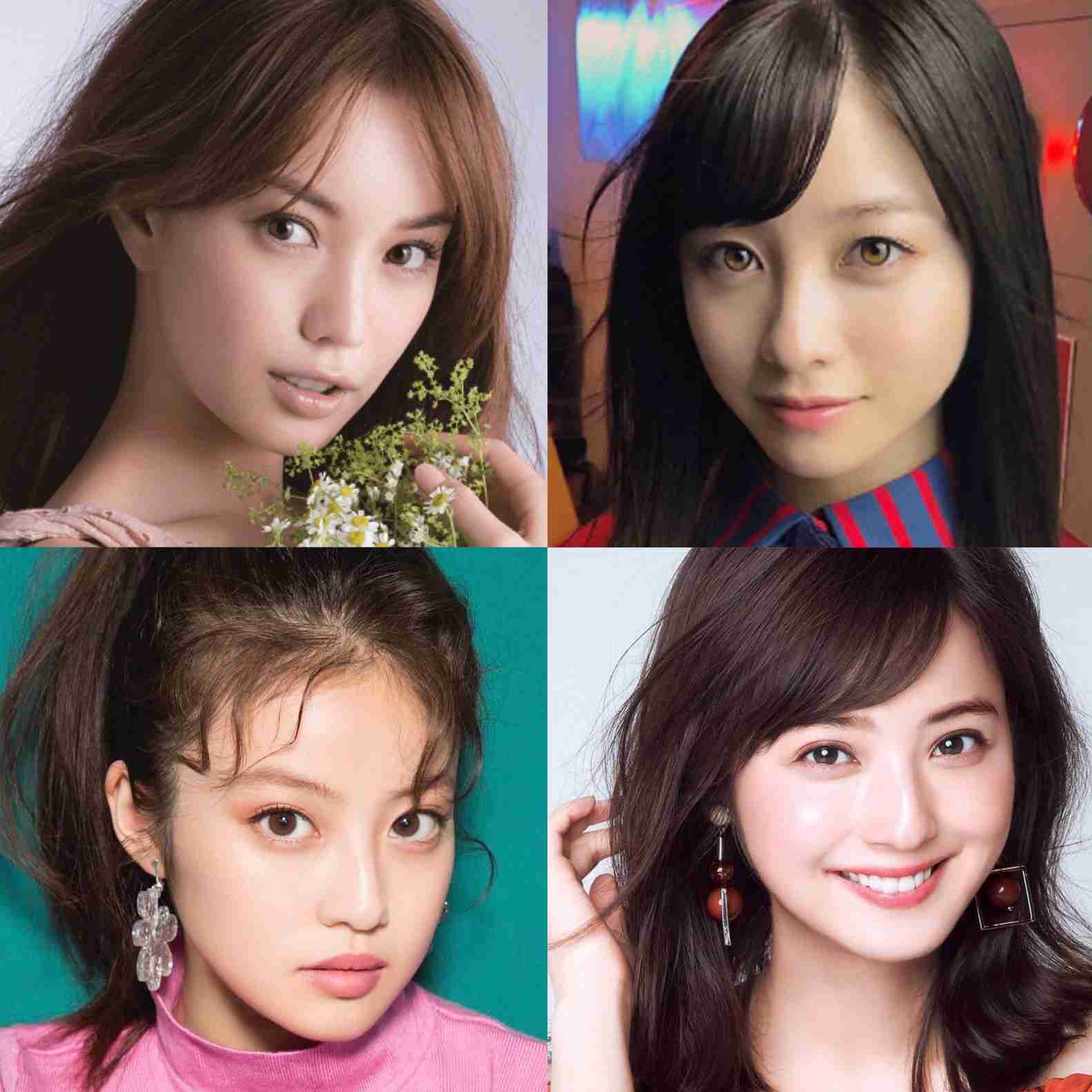 好きな顔4人集めてみた！【女性編】part5