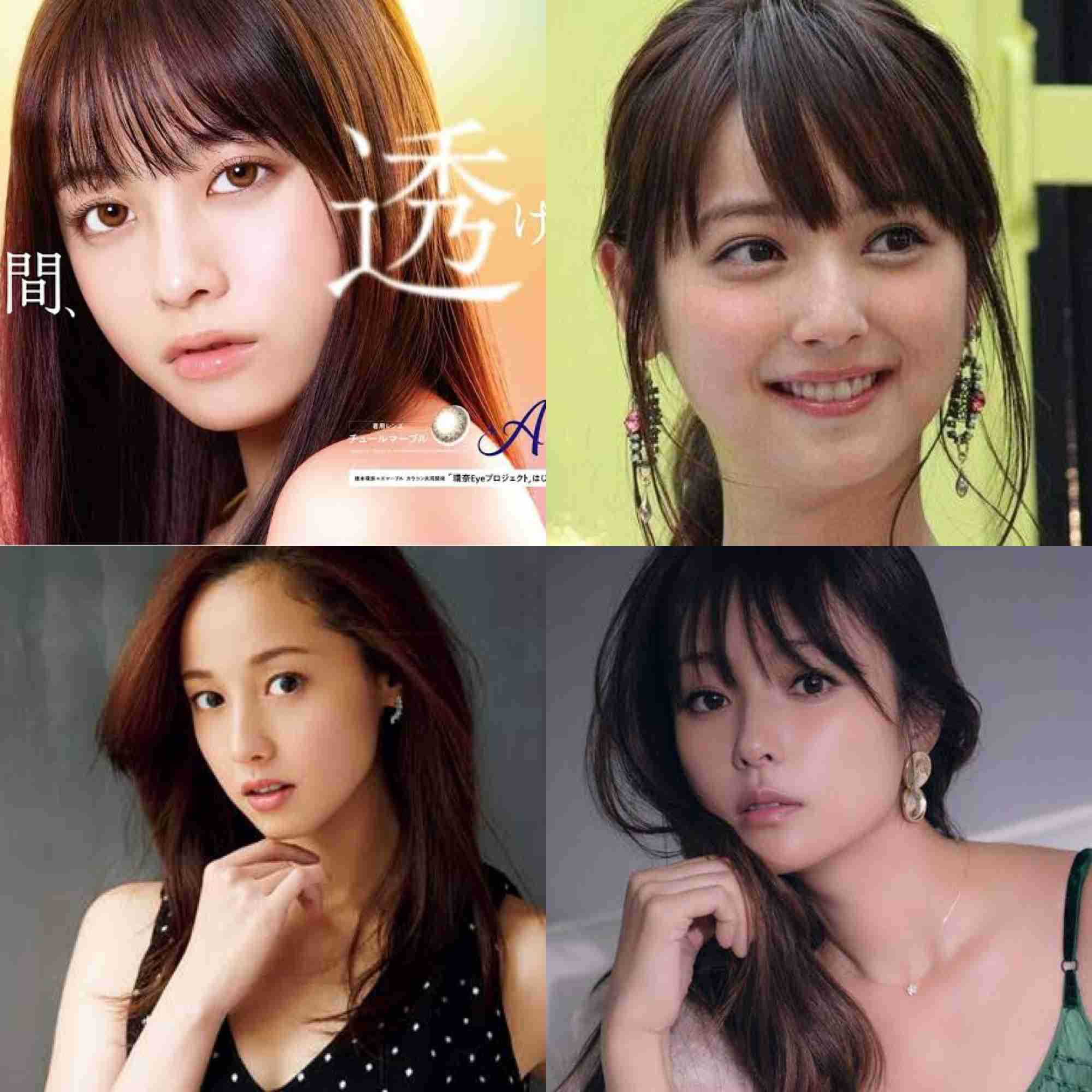 好きな顔4人集めてみた！【女性編】part5