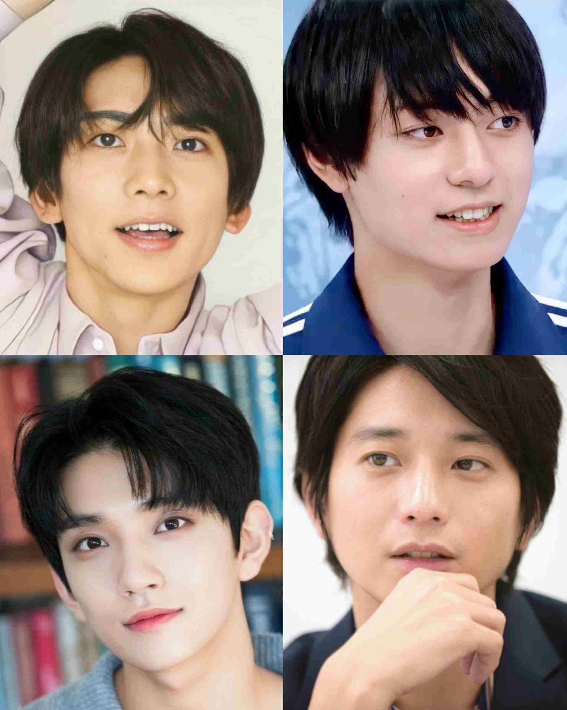 好きな顔4人集めてみた!【男性編part5】