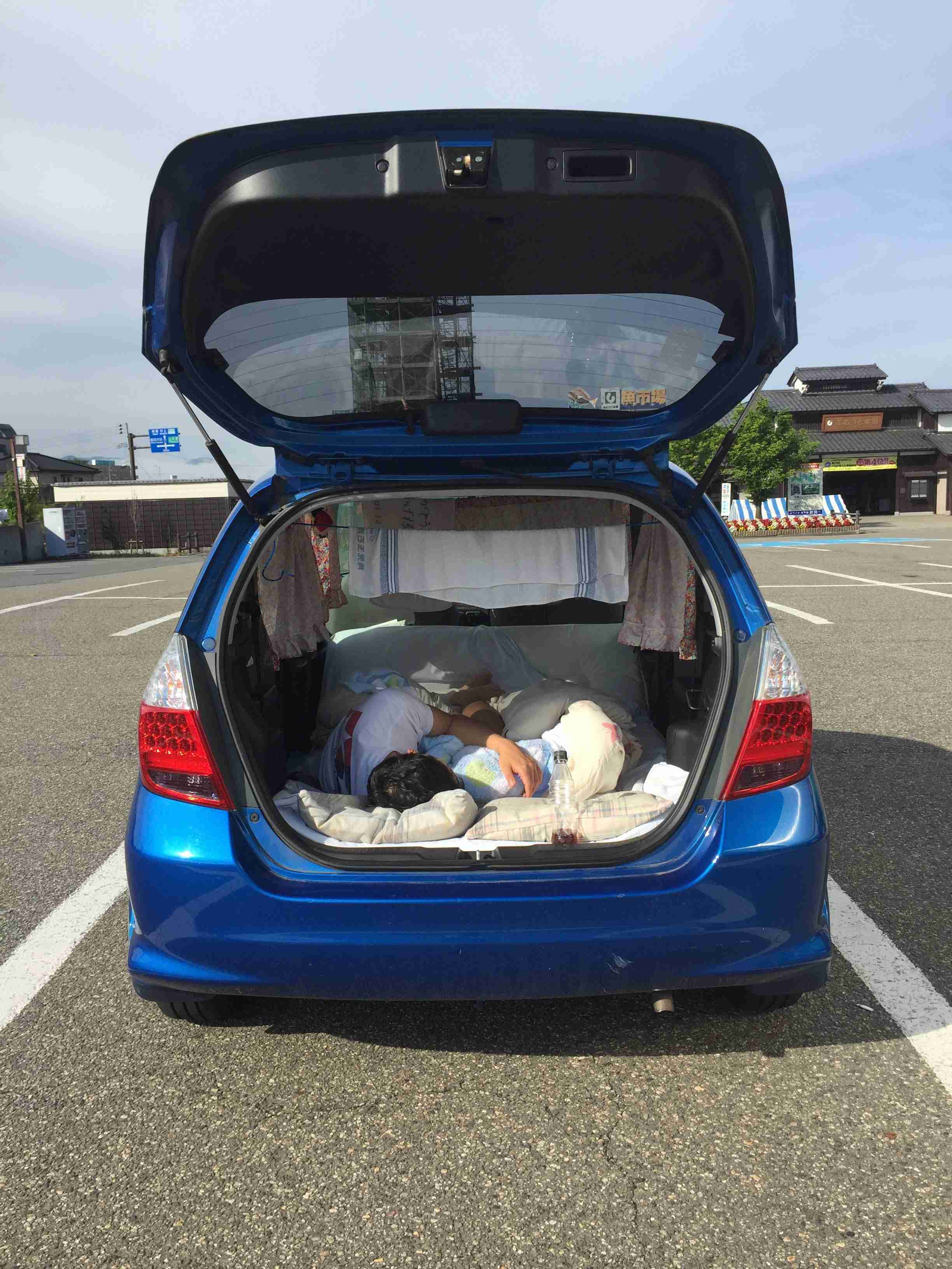 車中泊したことある人!