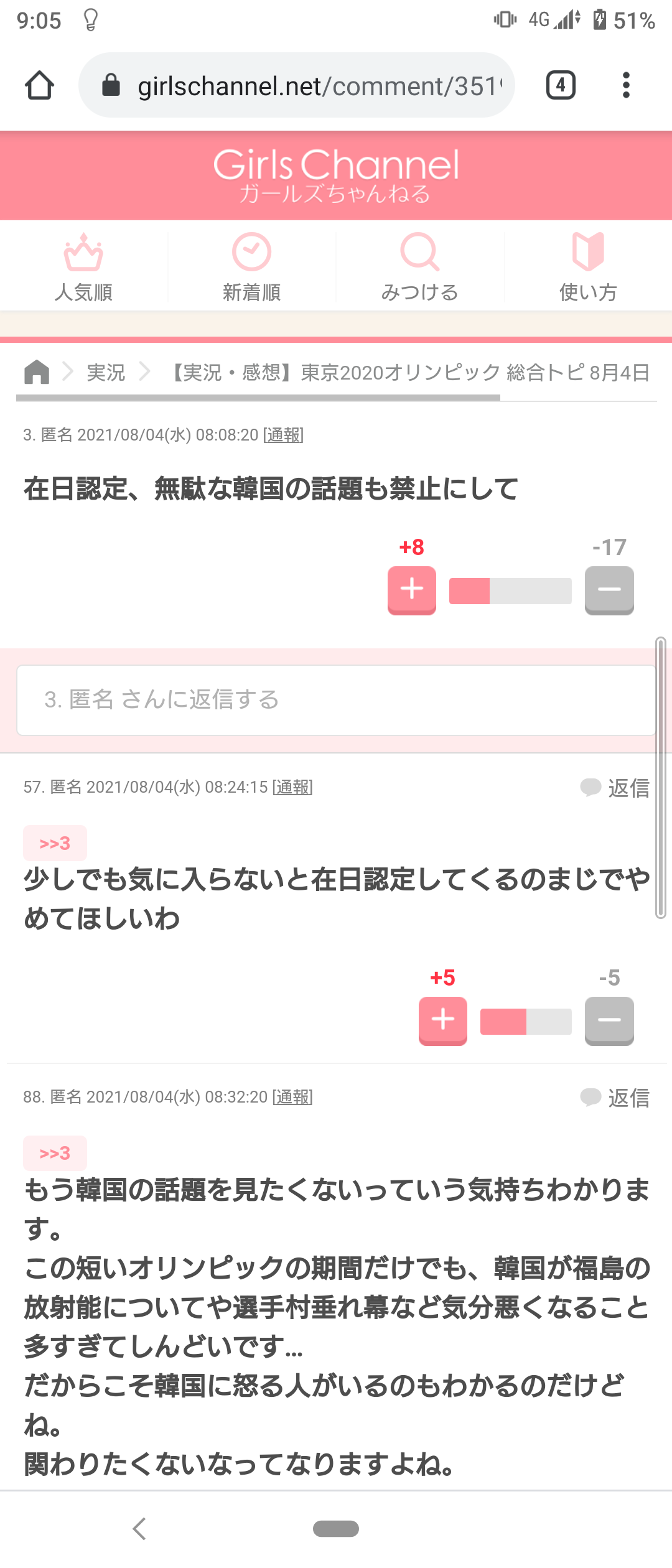 ガルちゃんでちょっとショックだったことpart2