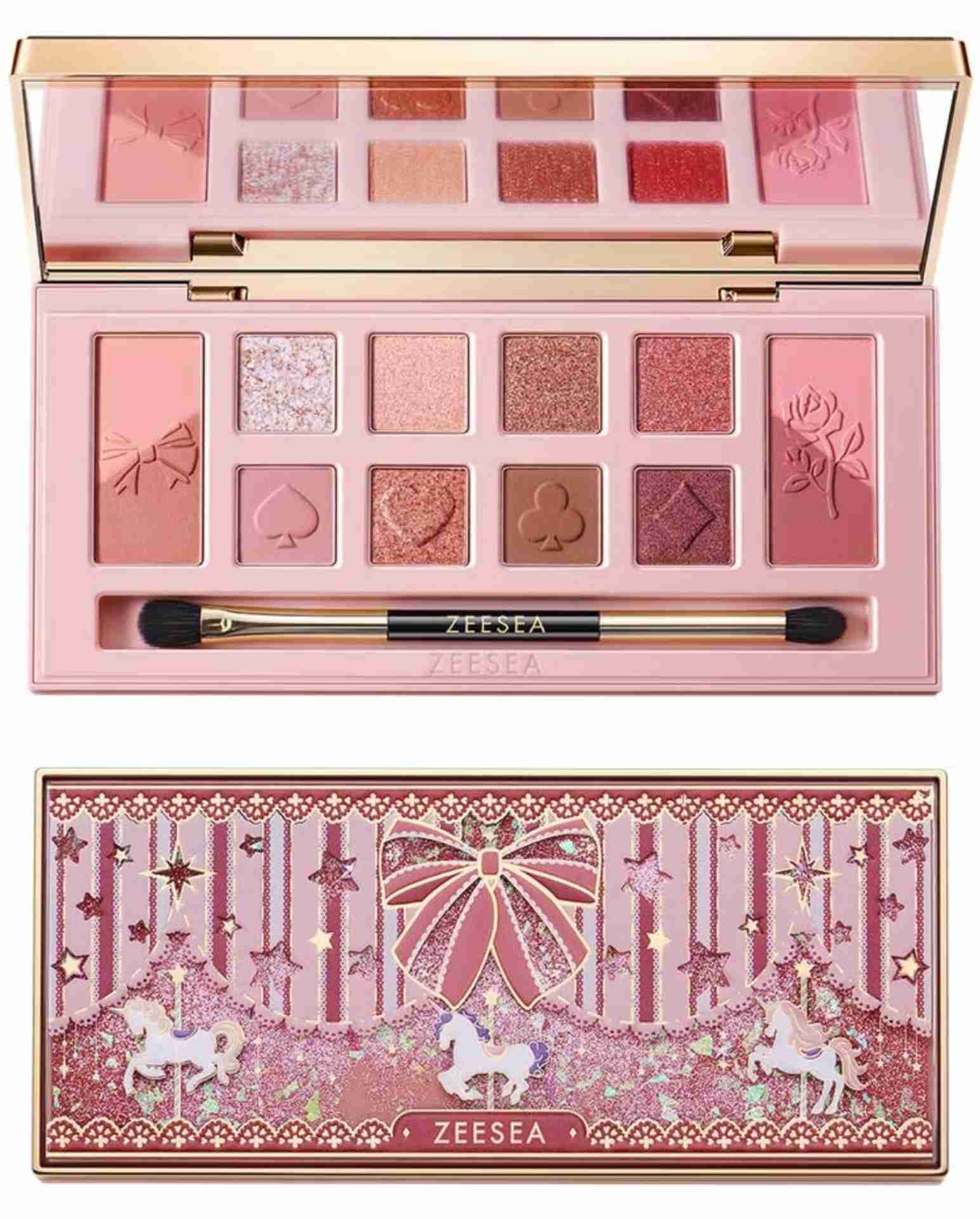 秋の赤みブラウンメイク