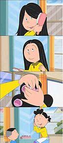 日常生活で支障がありそうな髪型のキャラクター