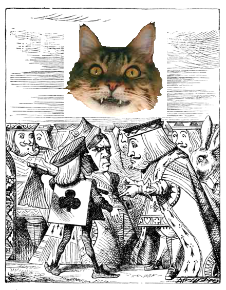 仕事中、愛猫に異変が…?その風貌が完全に「チェシャ猫」と話題に