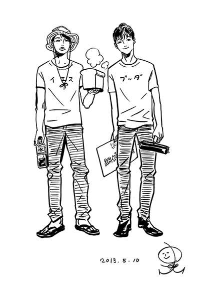漫画家が描いた他者のキャラクターや有名人の絵Part3