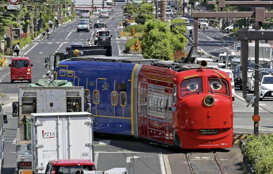ラッピング電車が好き!