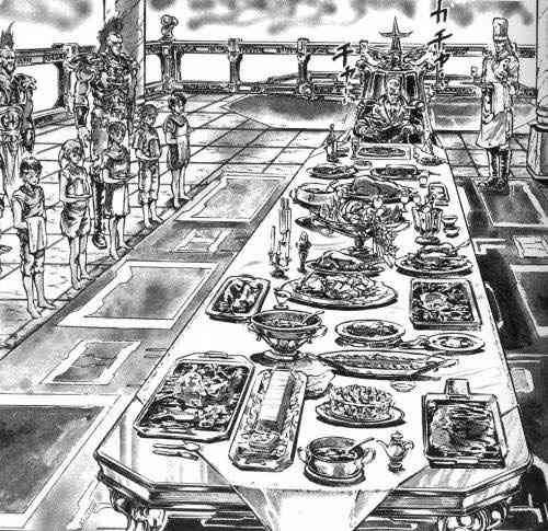 大家族の食事