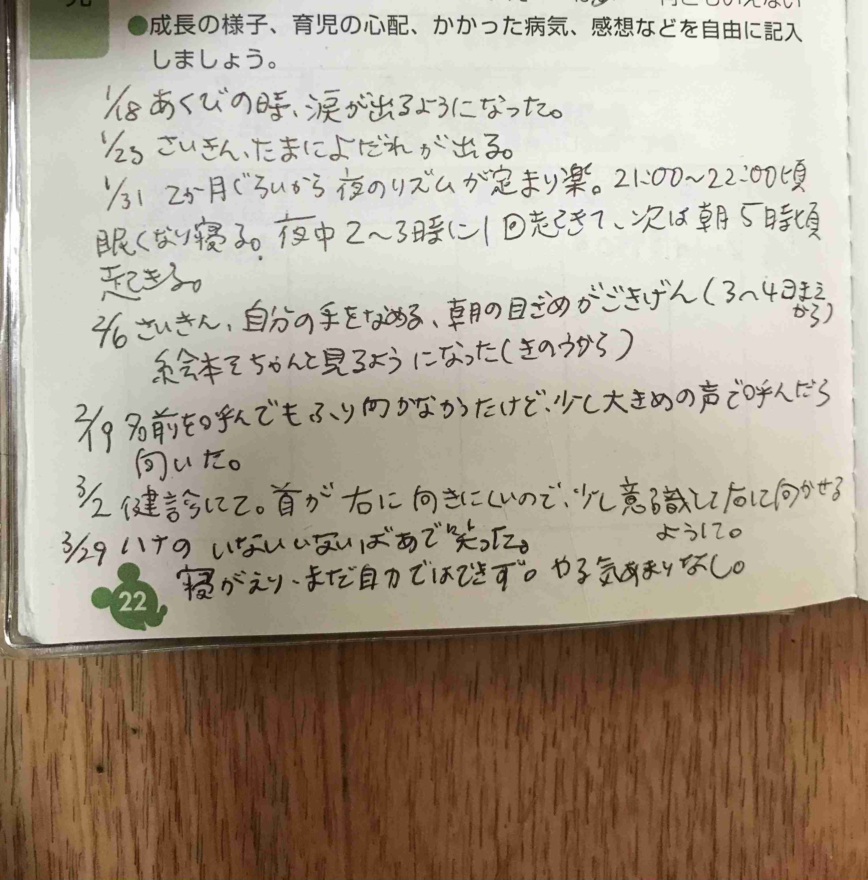 母子手帳しっかり書いてましたか？