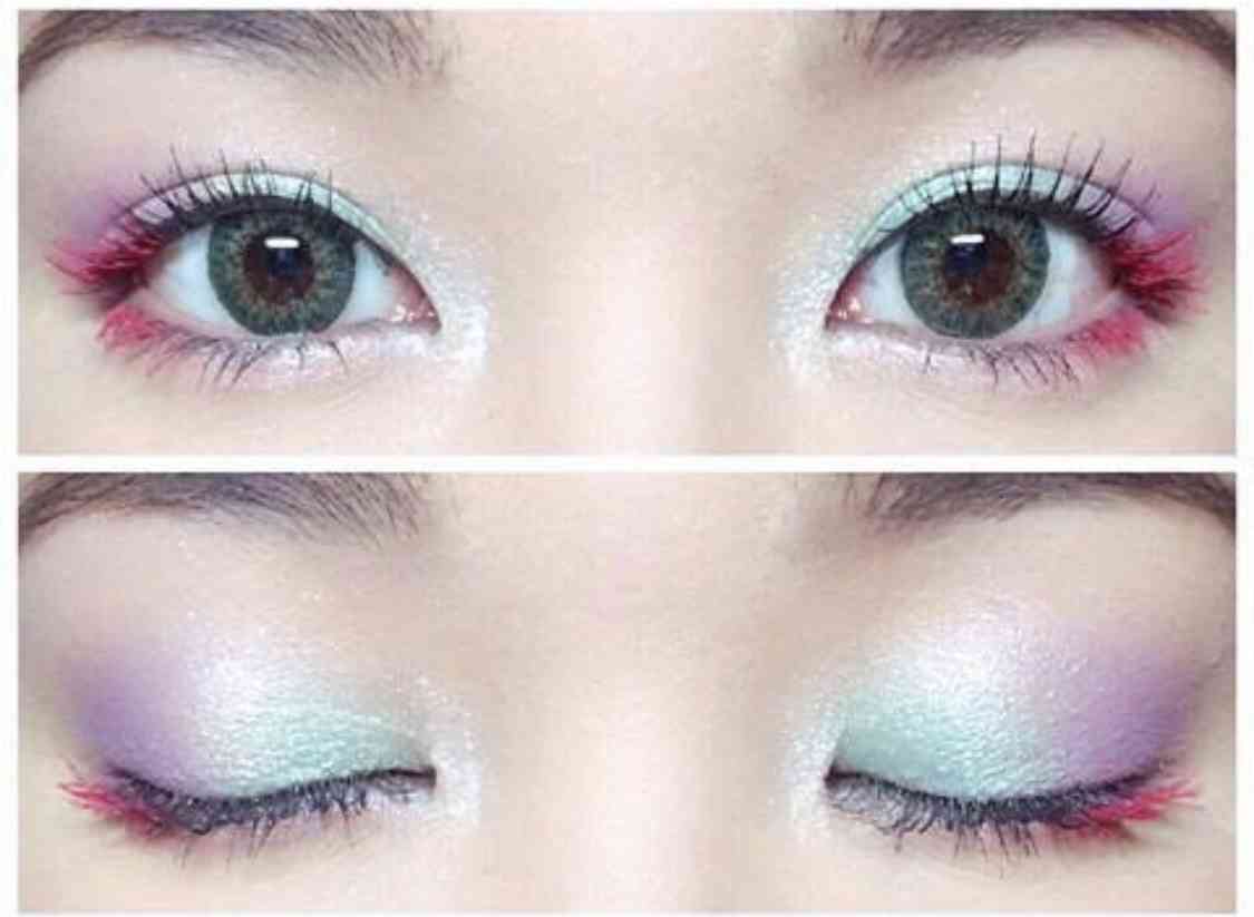 カラフルなアイメイクが見たい！