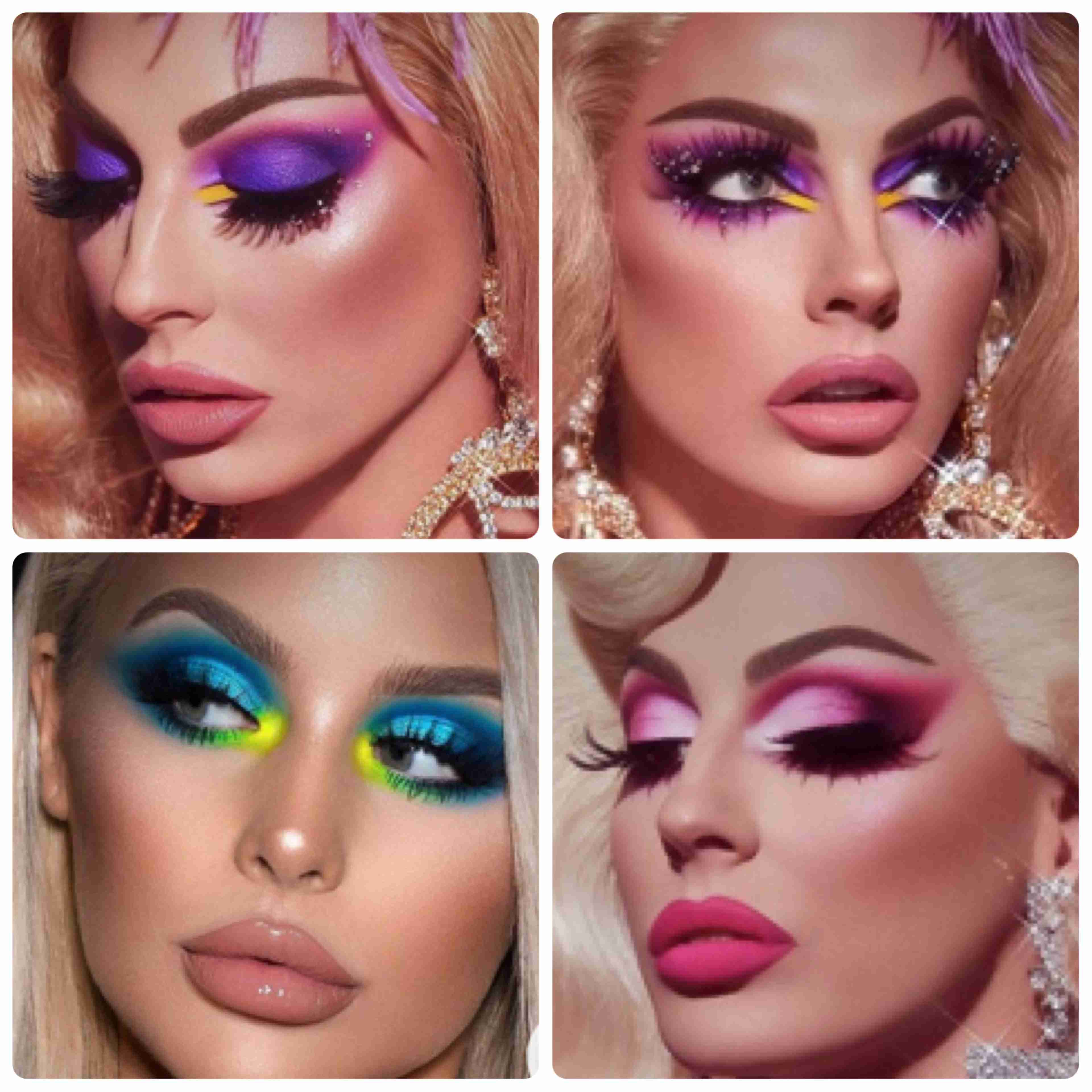 カラフルなアイメイクが見たい！