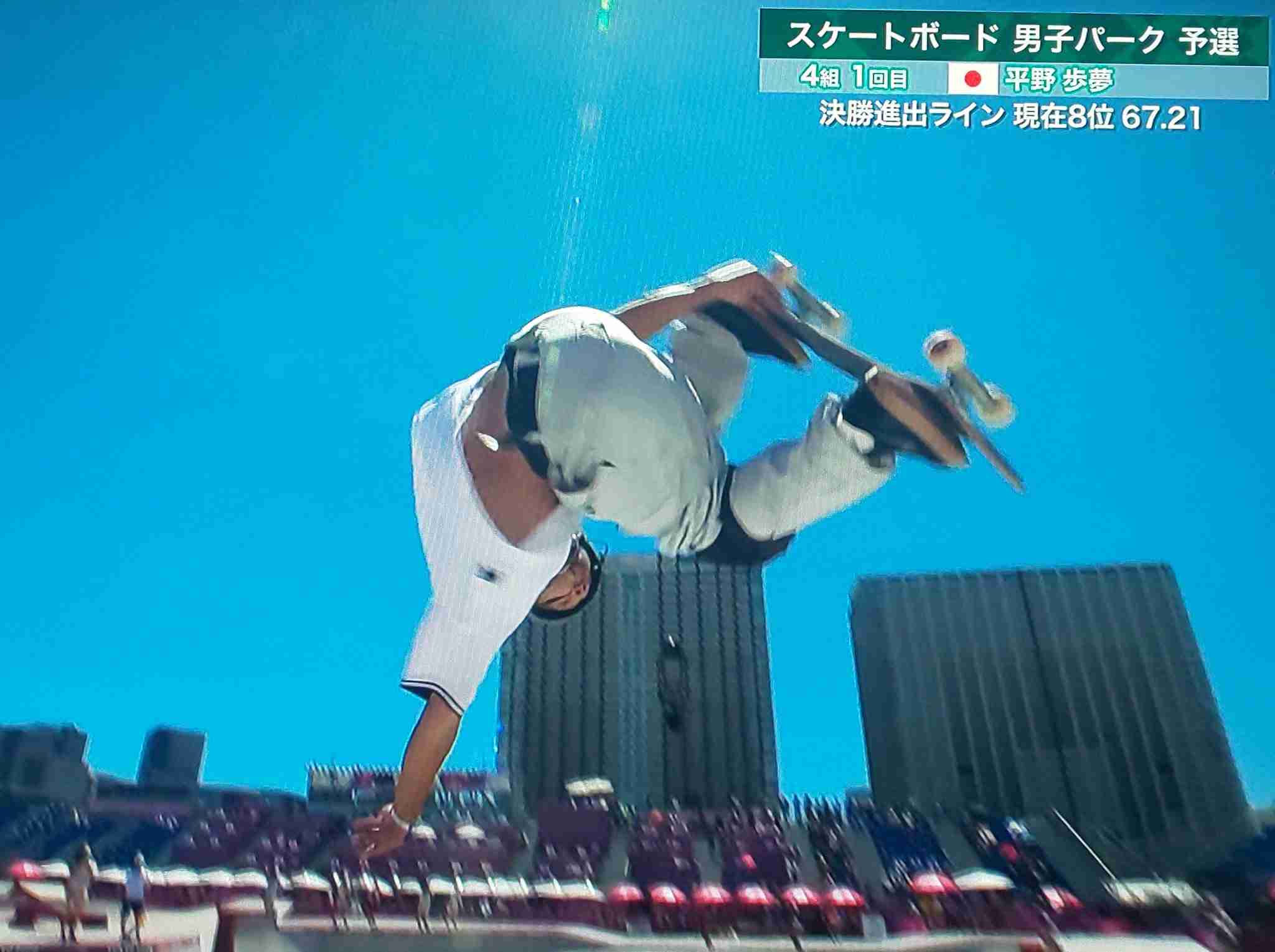 平野歩夢が男子パークで予選敗退 スノボハーフパイプとの二刀流メダルならず【東京五輪スケートボード】