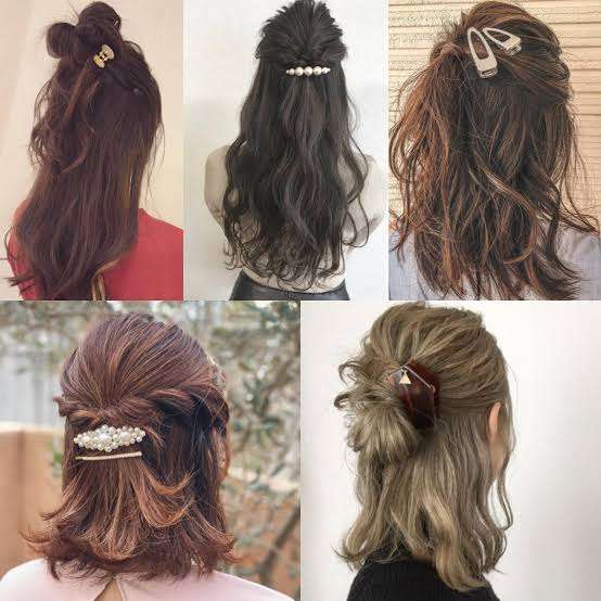 【髪型】簡単で可愛いアップスタイル