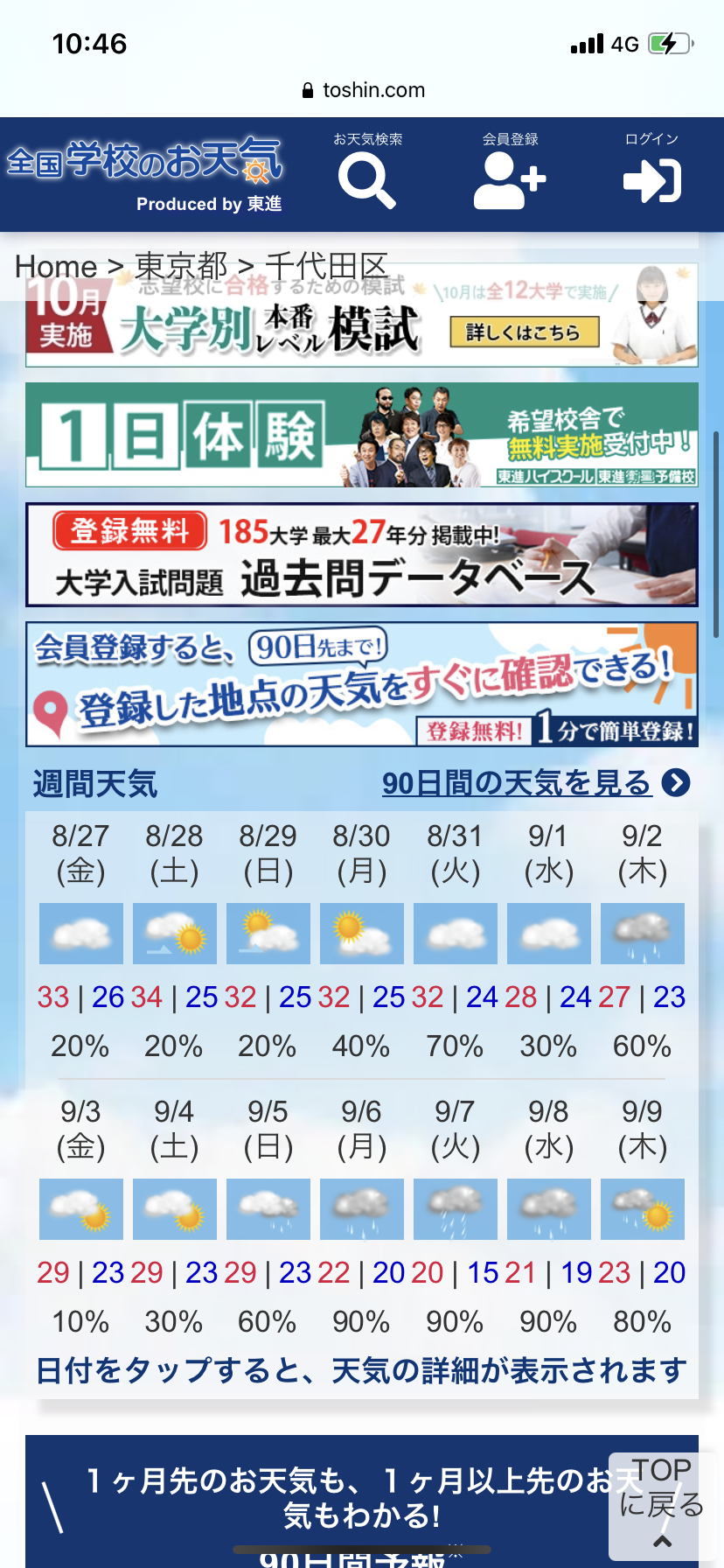 東京など関東から九州に熱中症警戒アラート　熱中症に警戒を