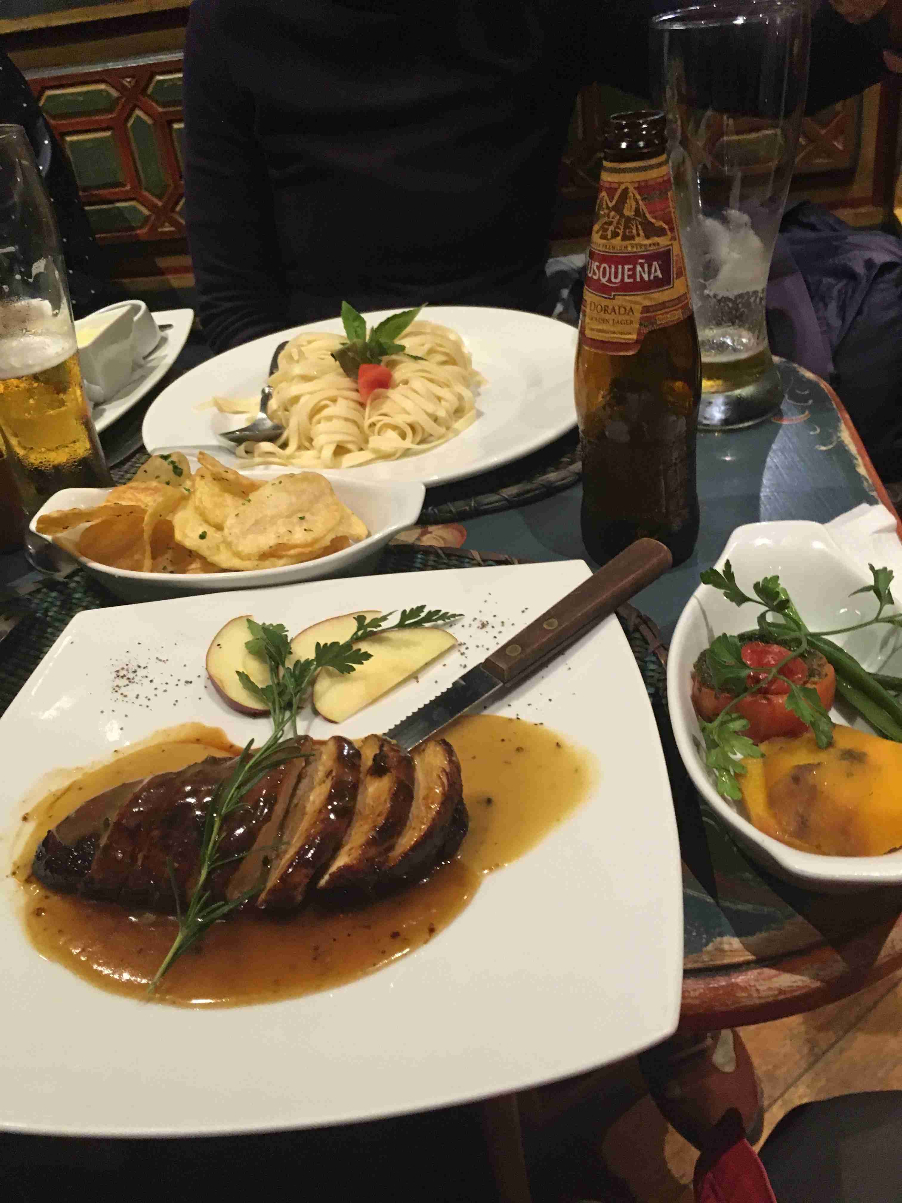 旅行中に撮った食べ物の写真を貼るトピ