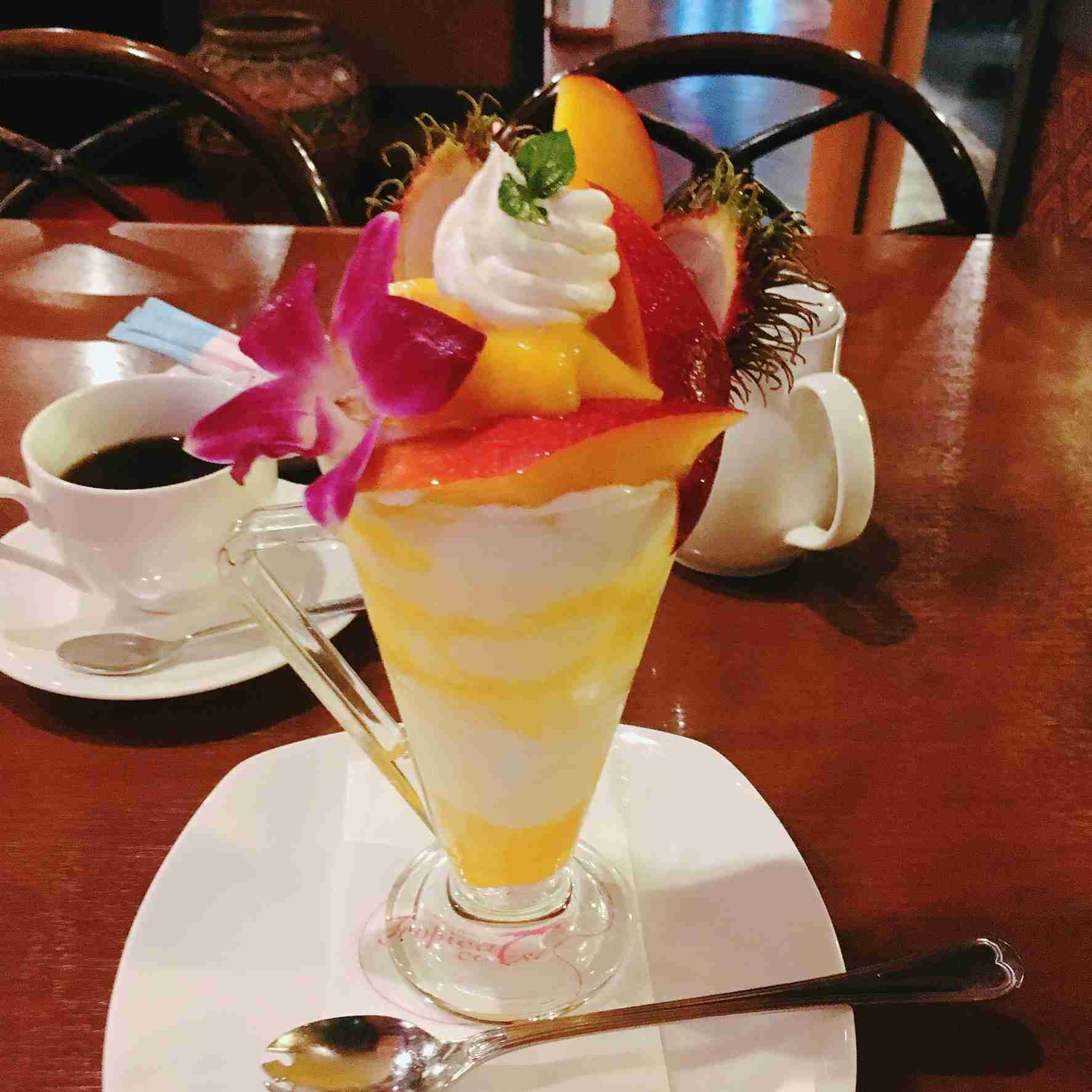 旅行中に撮った食べ物の写真を貼るトピ