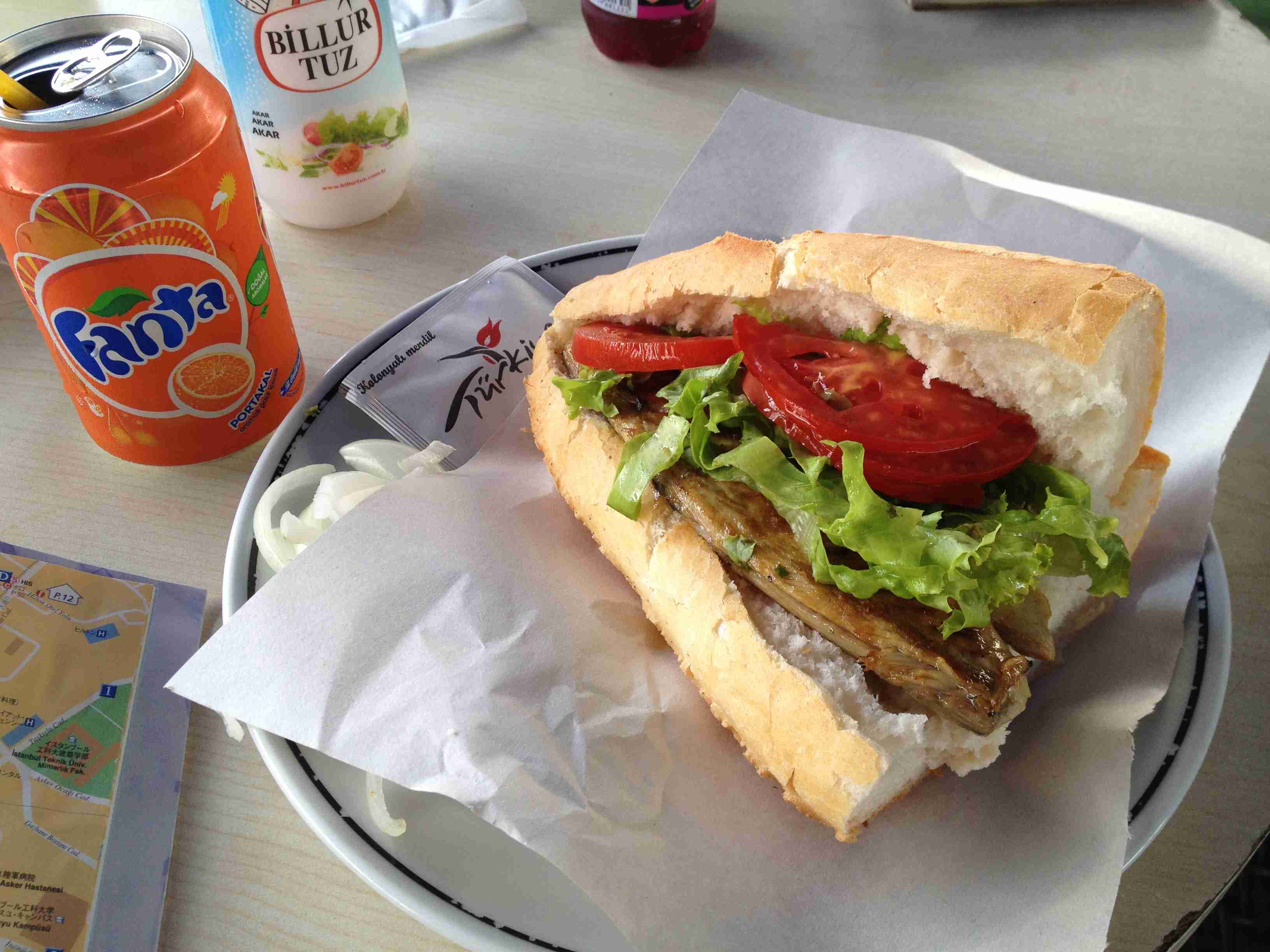 旅行中に撮った食べ物の写真を貼るトピ