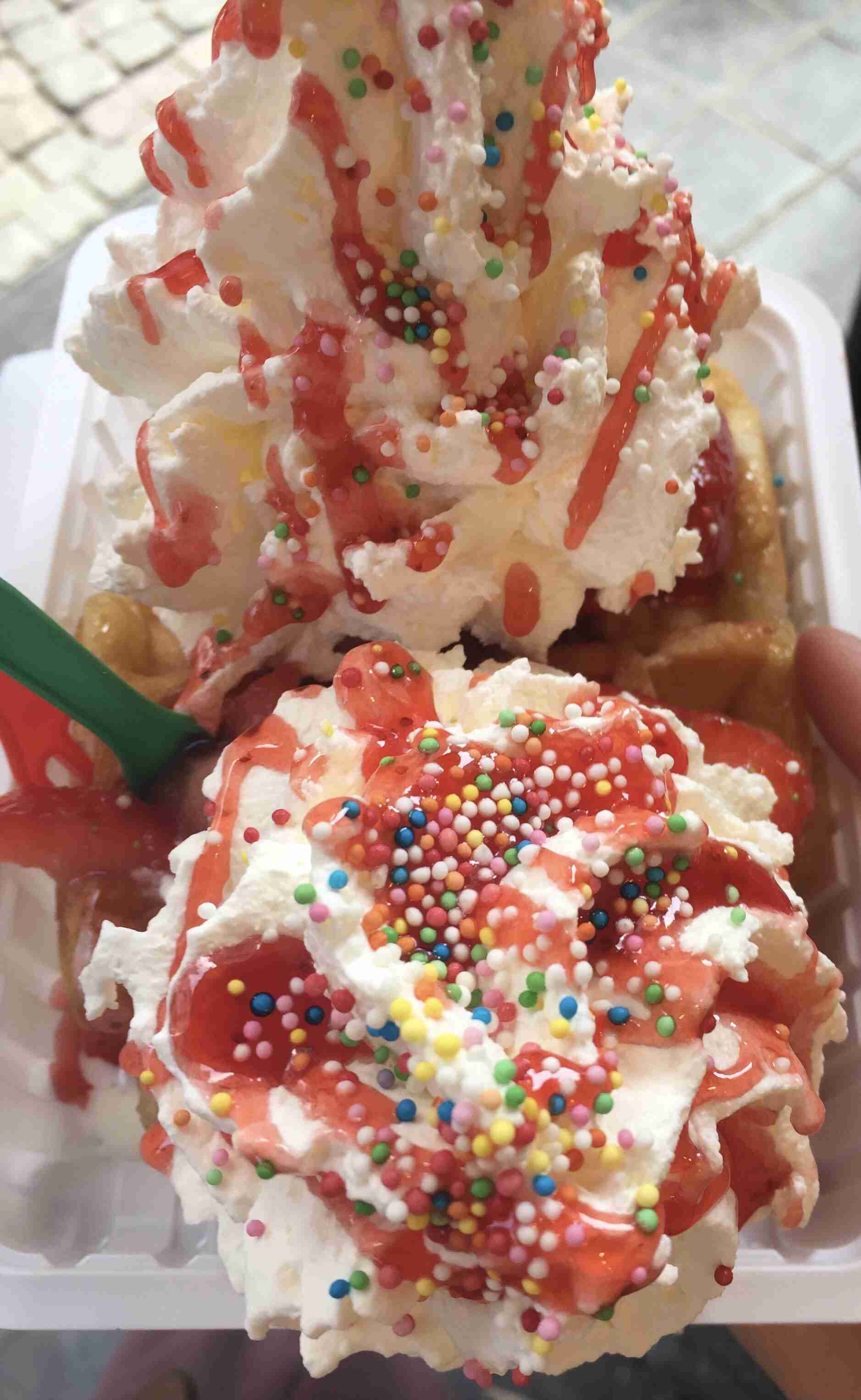 旅行中に撮った食べ物の写真を貼るトピ