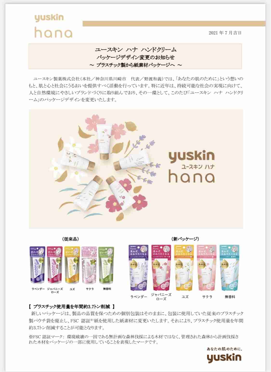持ち歩き用のハンドクリーム