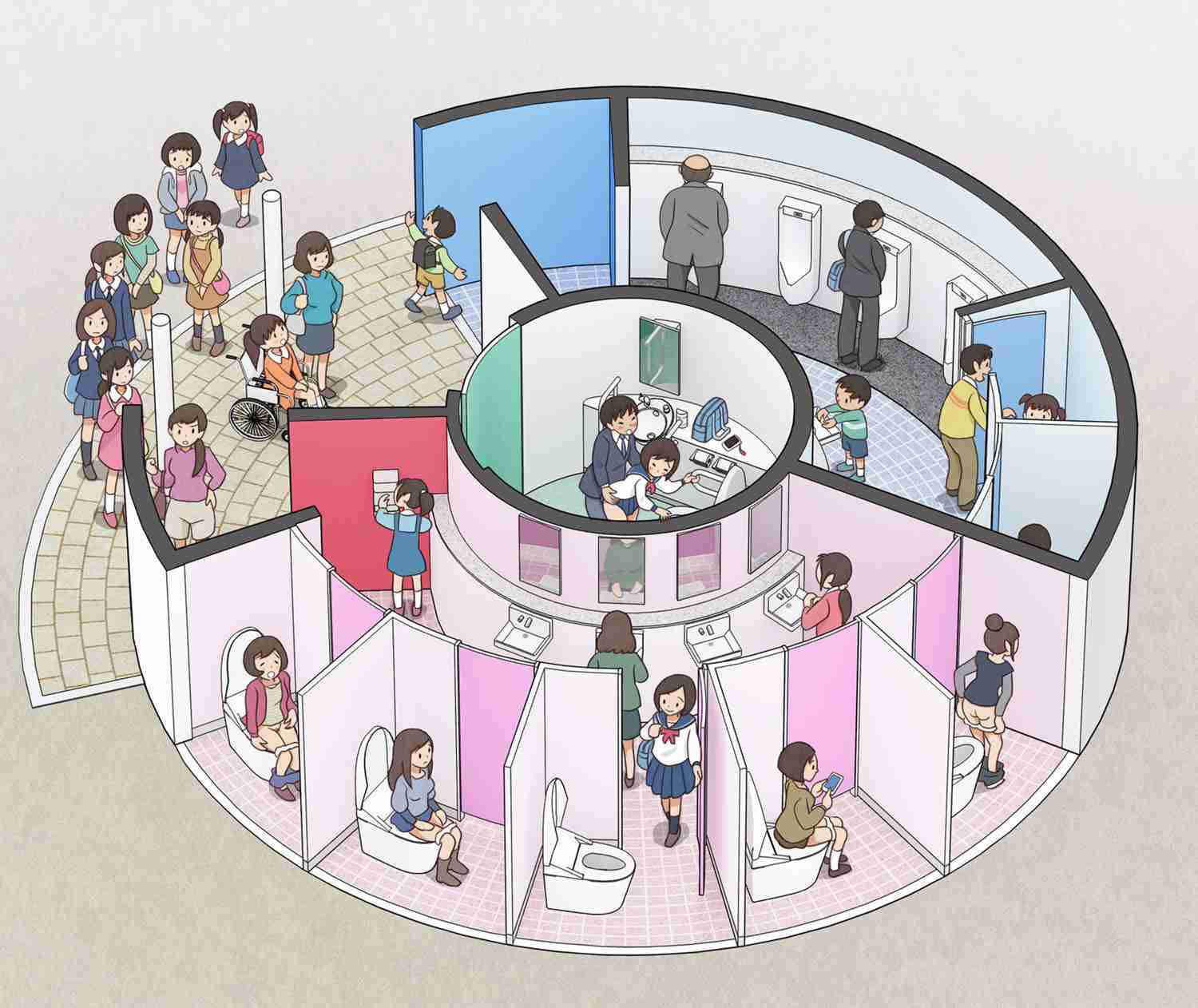 女子トイレあるある