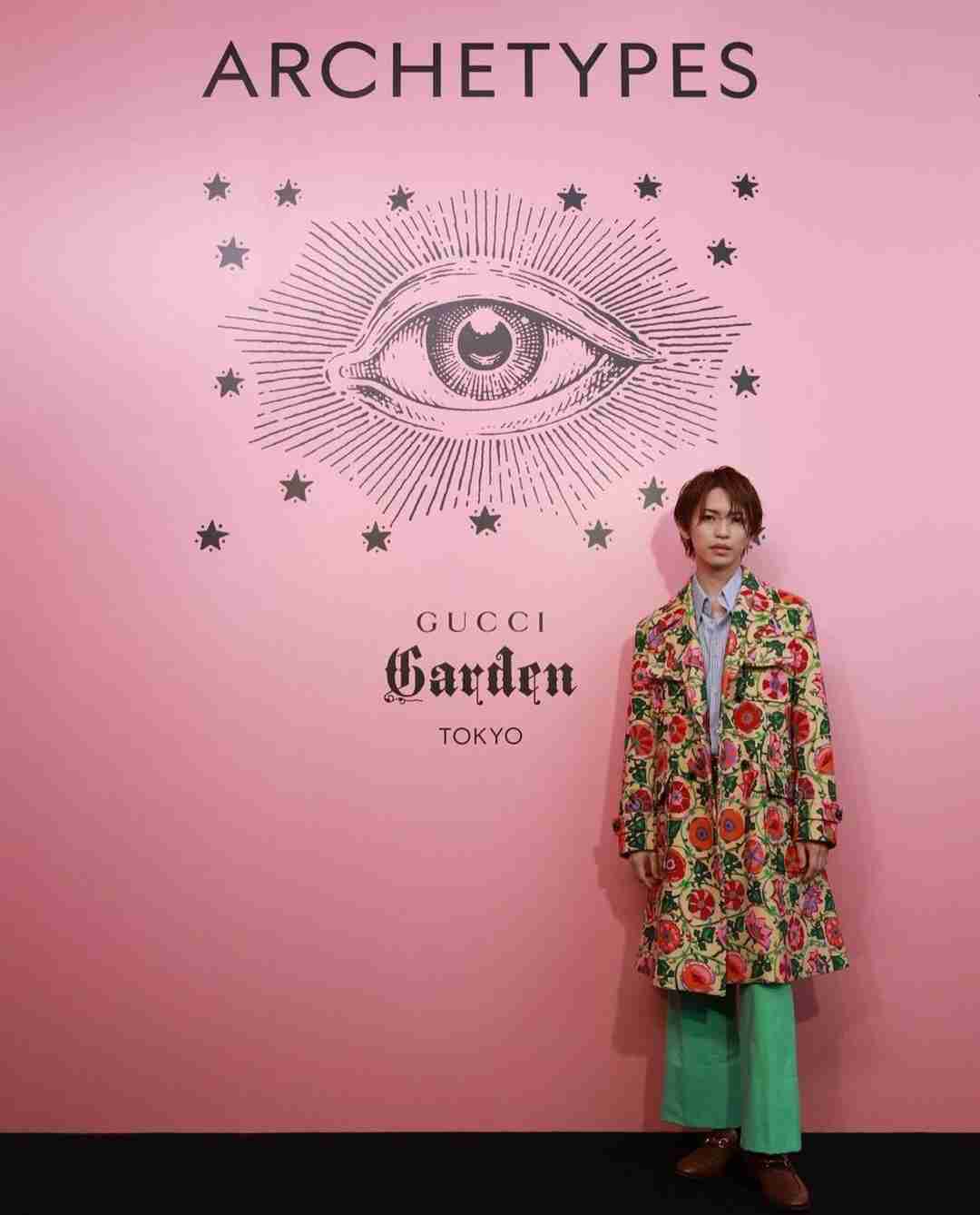 岩橋玄樹、ジャニーズ事務所退所後初の公の場 Gucciフォトコールに登場＜Gucci Garden Archetypes＞