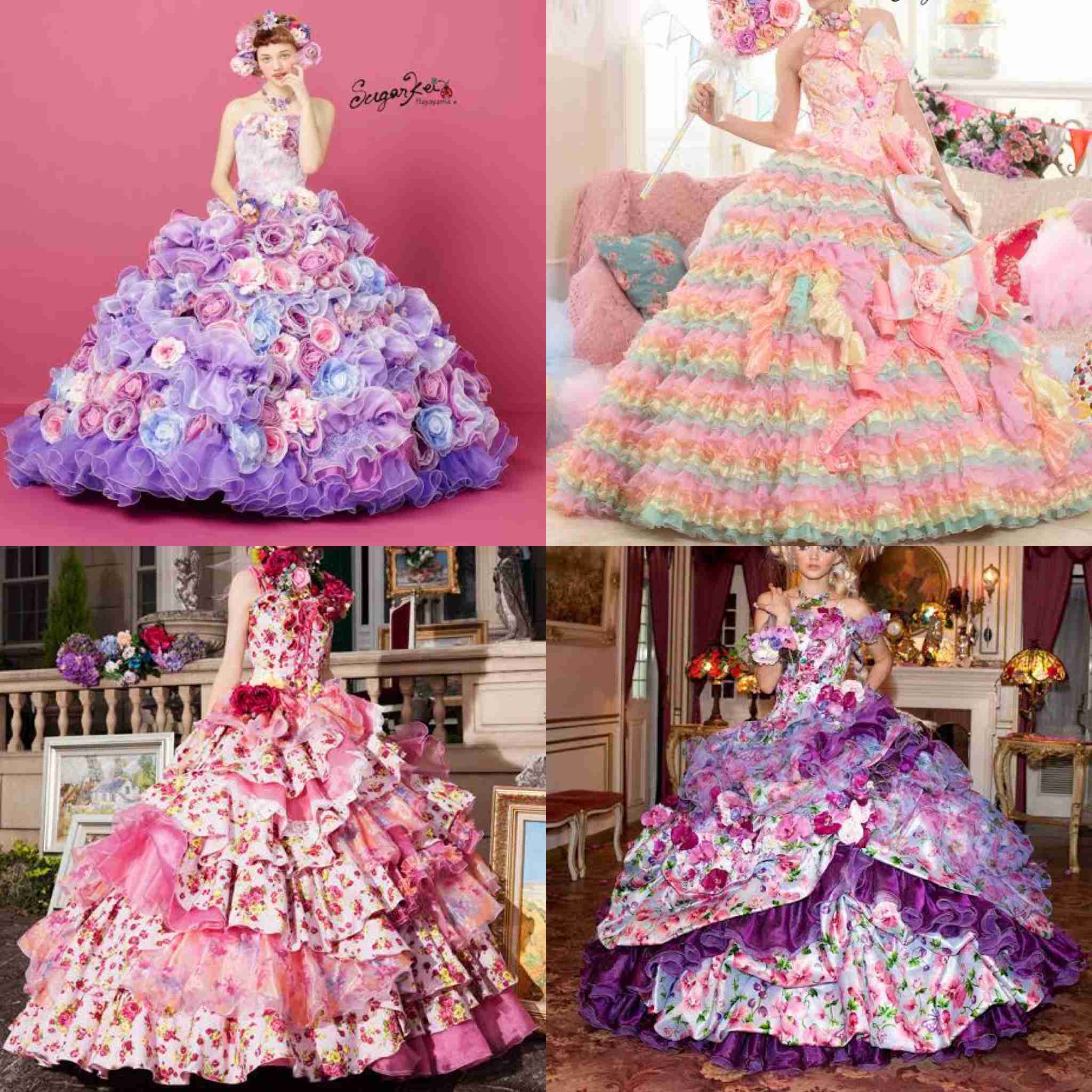 ブリブリなウェディング、カラードレスが見たい