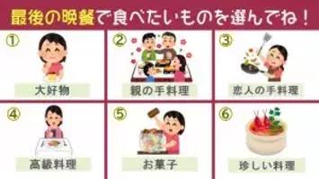 もし明日世界が終わるなら… 約2割が「最後の食事に選ぶもの」が判明