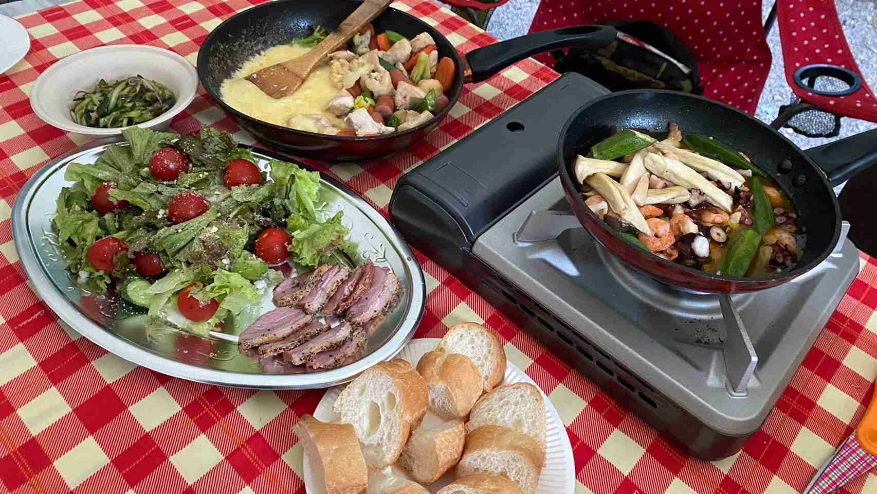 キャンプ飯が好きな人