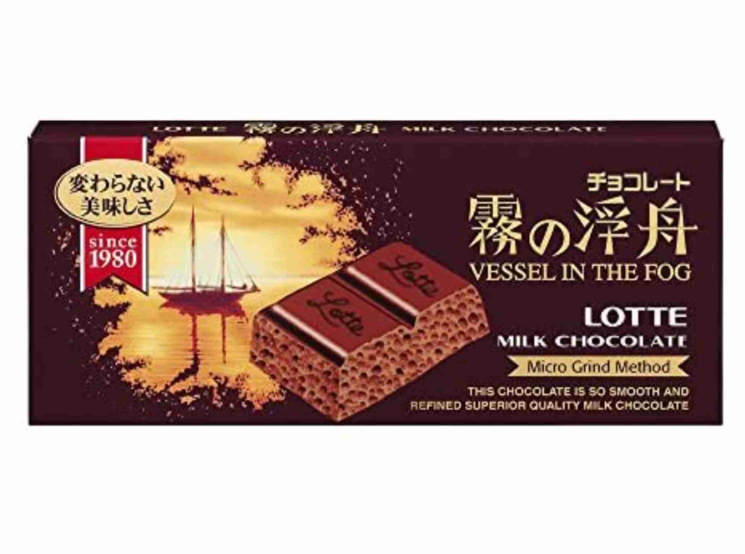 お菓子の懐かしいパッケージを貼るトピ