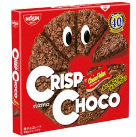 お菓子の懐かしいパッケージを貼るトピ