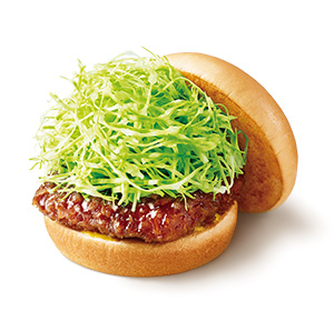 モスバーガーが海外で発売した「獺祭」コラボのライスバーガーがおいしそう