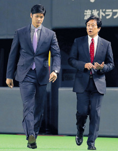 「日本の宝!」大谷翔平&ダルビッシュ有の“豪華2ショット”に現地メディアも興奮。「対戦が見たい」