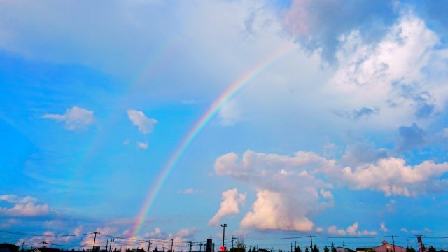 虹の写真が見たいです