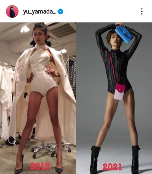 山田優、超ミニスカの美脚ショット「ほぼ脚」「神的なスタイル」と感嘆の声