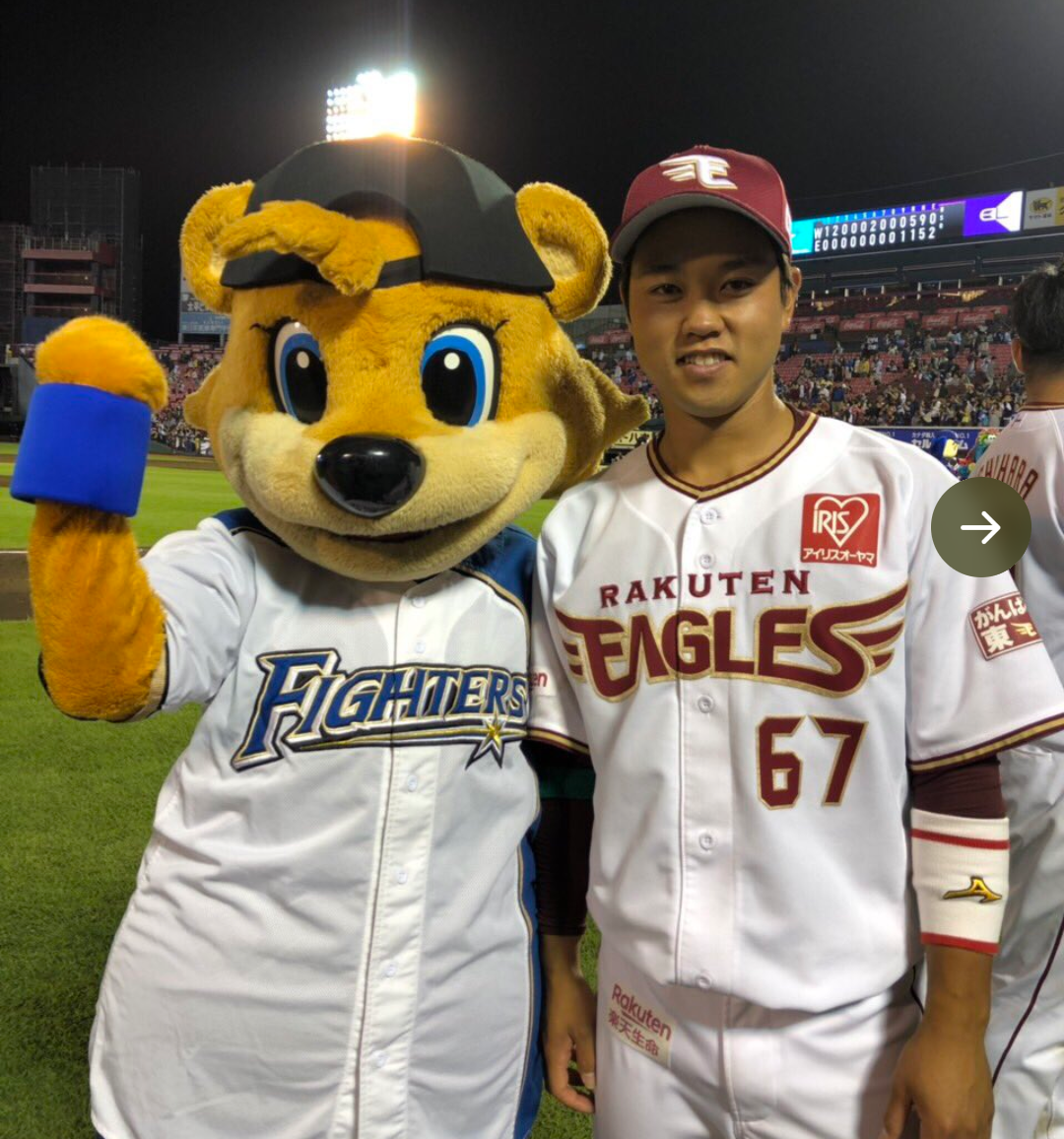 ⚾️野球選手とマスコットの交流が見たい⚾️
